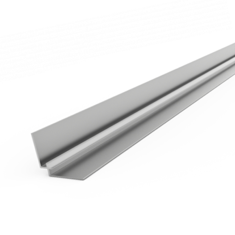 Aluminiumprofil, L-Winkel, robustes Material Silbernes L-förmiges Aluminiumprofil, robust und vielseitig einsetzbar